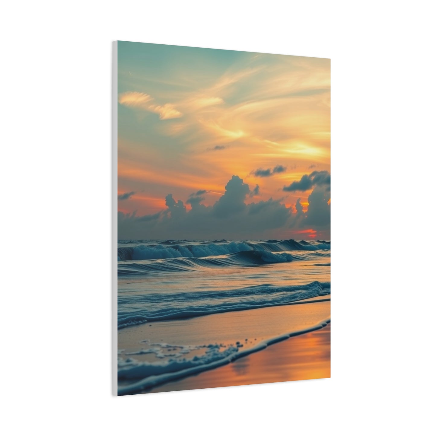 Elite Beach Sunrise and Sunset Art Vision Wall Art & Canvas Print