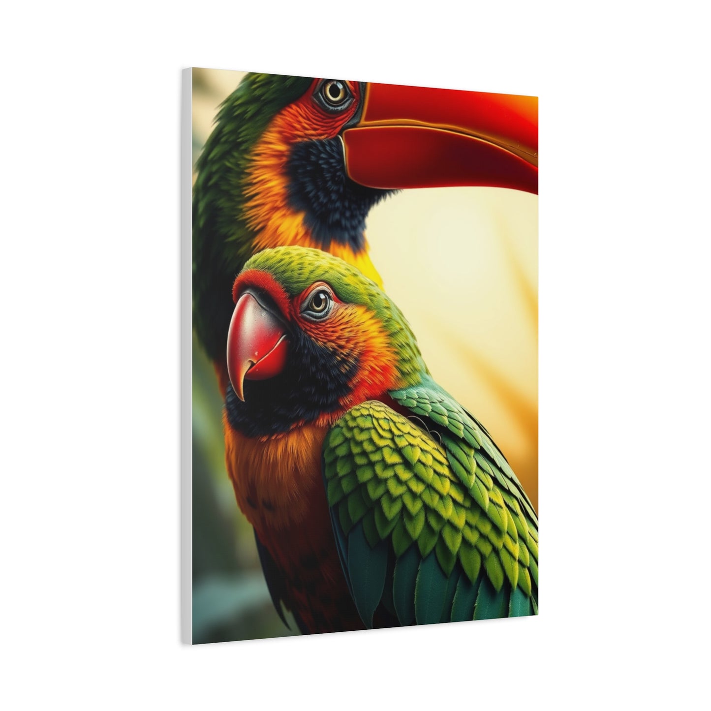 Masterpiece Tropical Birds Art Vision Wall Art & Canvas Print