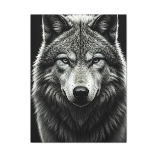 Arctic Wolf Intense Portrait Wall Art & Canvas Prints