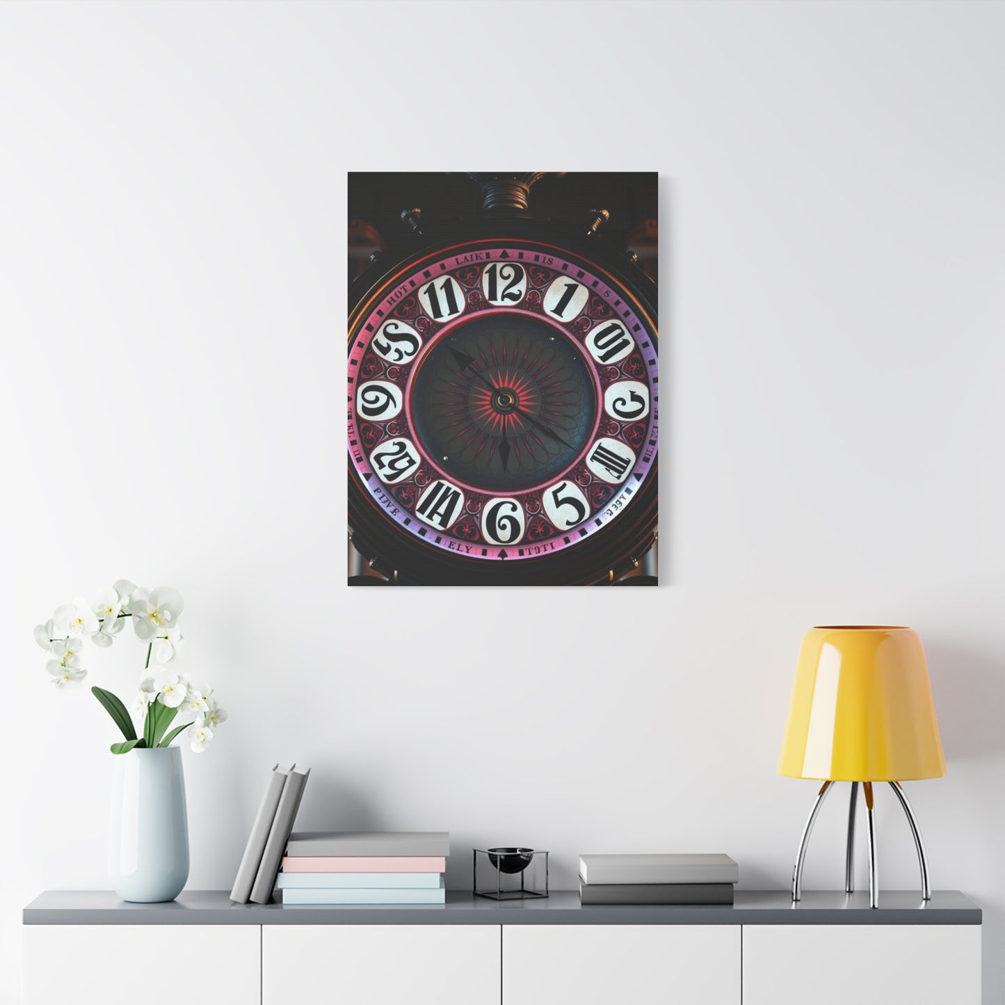 Vision Clock Art Art Wall Art & Canvas Print