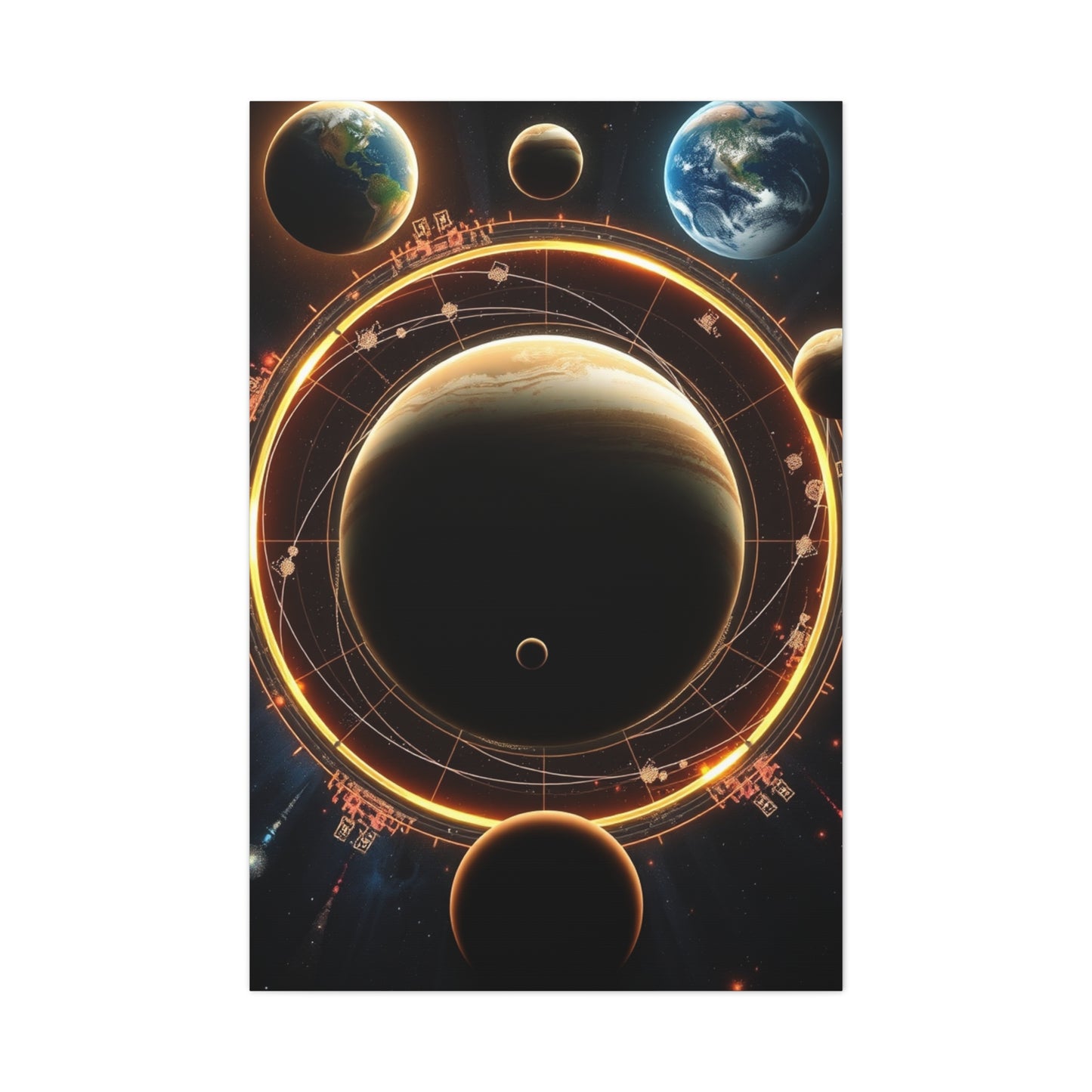 Masterpiece Solar System Wall Art Vision Wall Art & Canvas Print