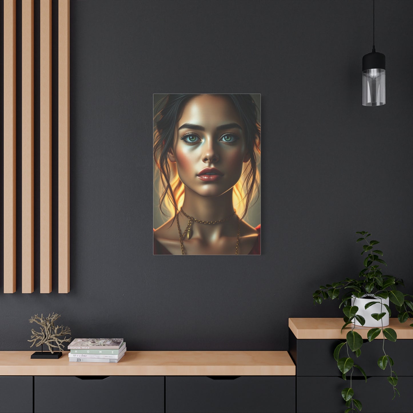 Elite Female Portrait Art Vision Wall Art & Canvas Print