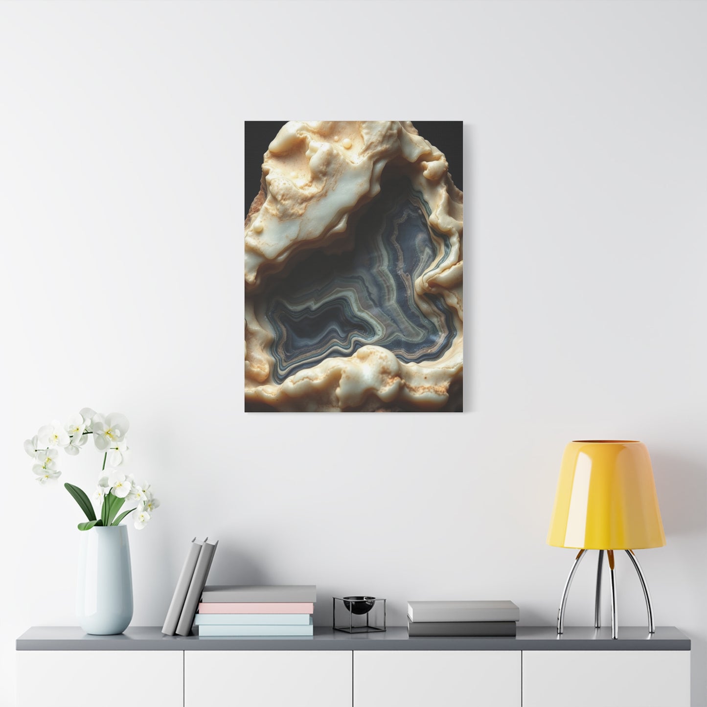 Vision Charcoal, Onyx, and Ivory Art Art Wall Art & Canvas Print