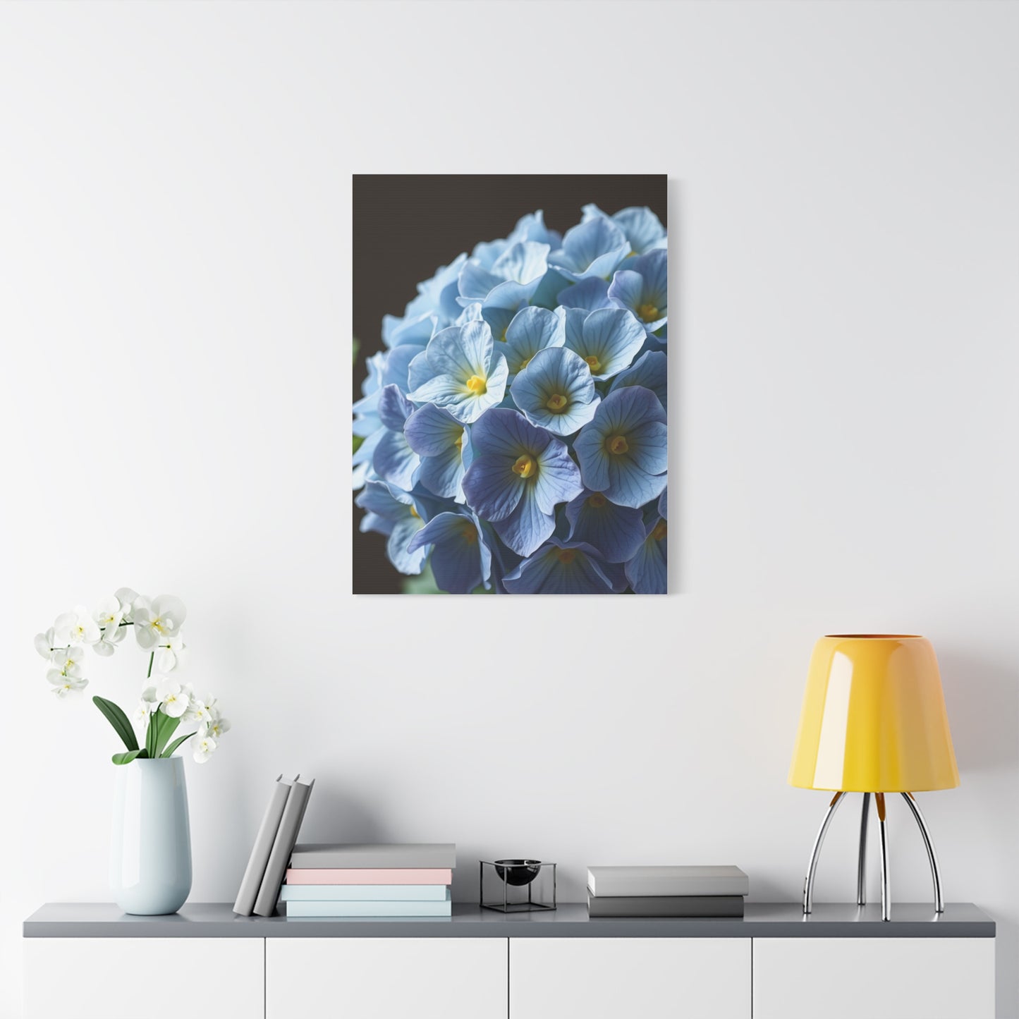 Hydrangea Flower Art Refined Canvas Wall Art & Canvas Print