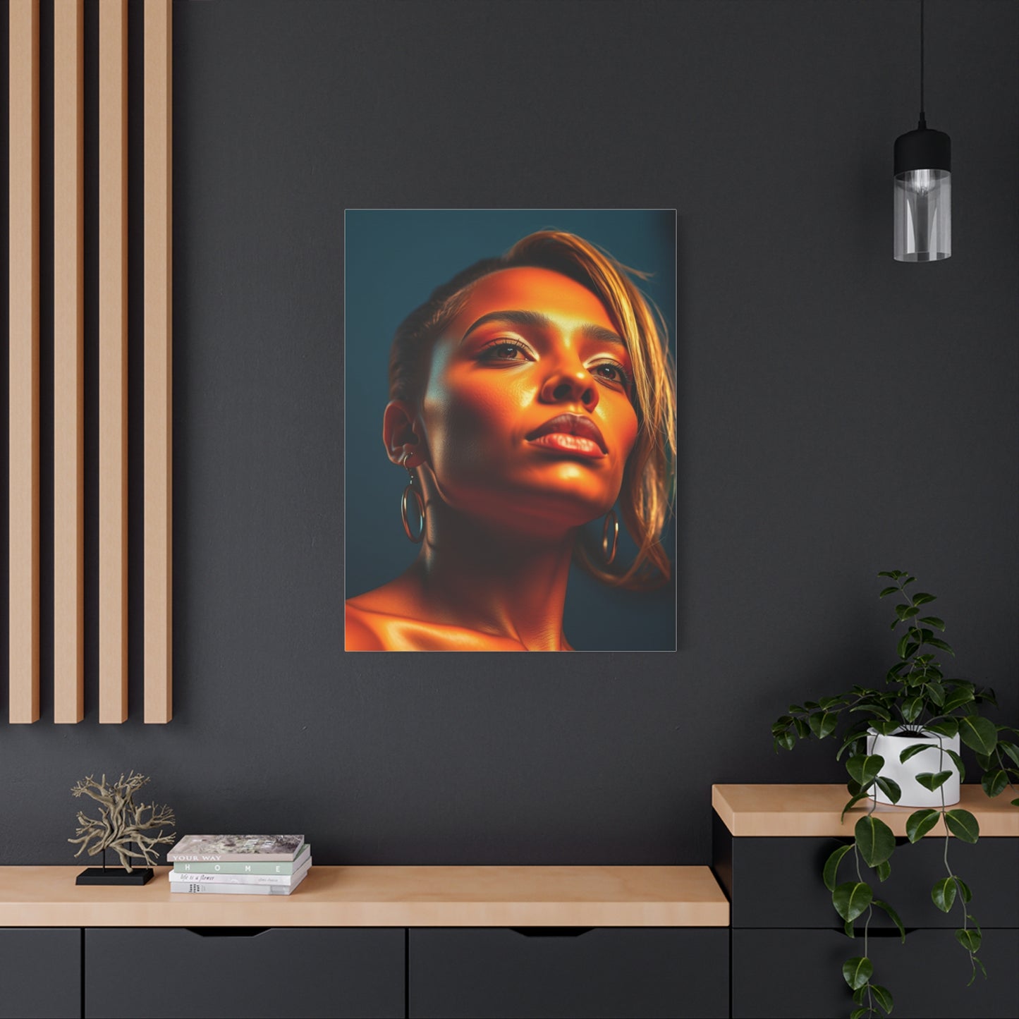 Pop of Orange Art Supreme Gallery Wall Art & Canvas Print