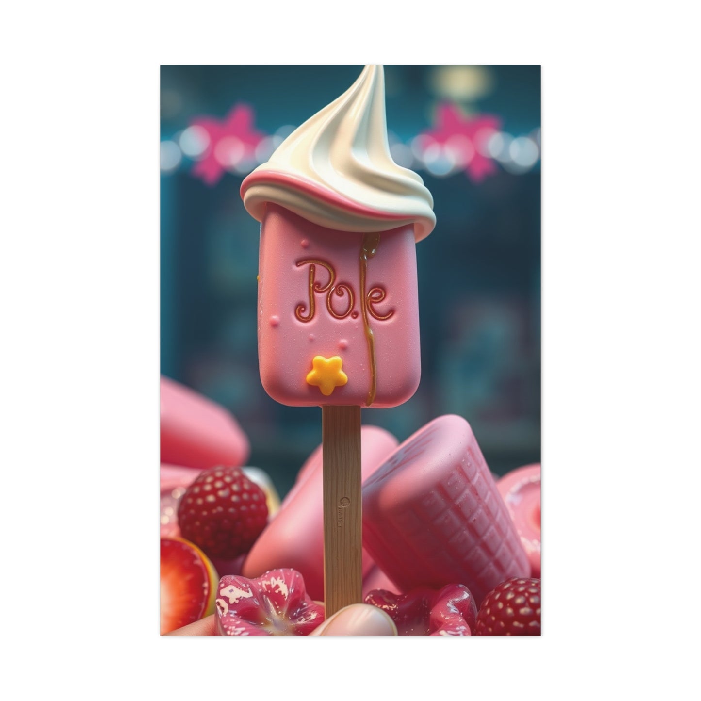 Supreme Ice Cream & Popsicle Art Collection Wall Art & Canvas Print