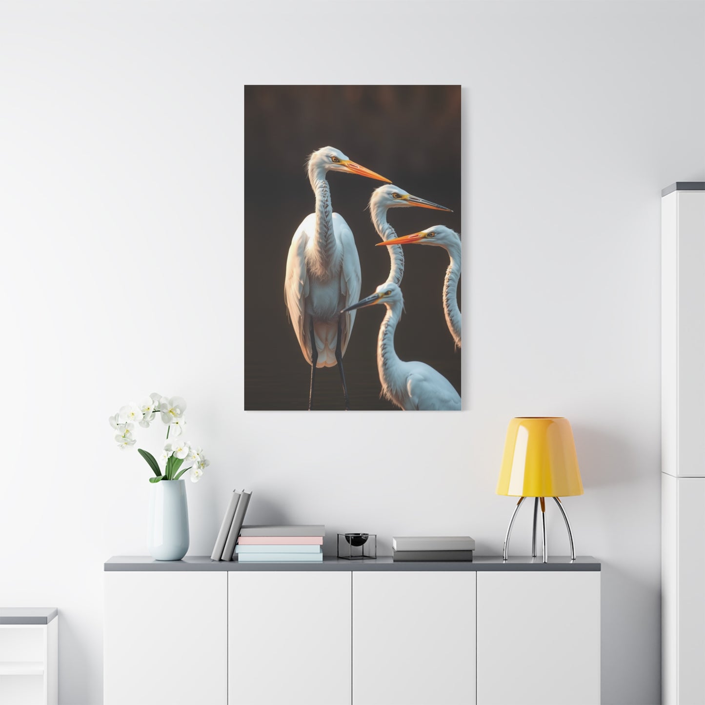 Elite Herons and Egrets Art Vision Wall Art & Canvas Print