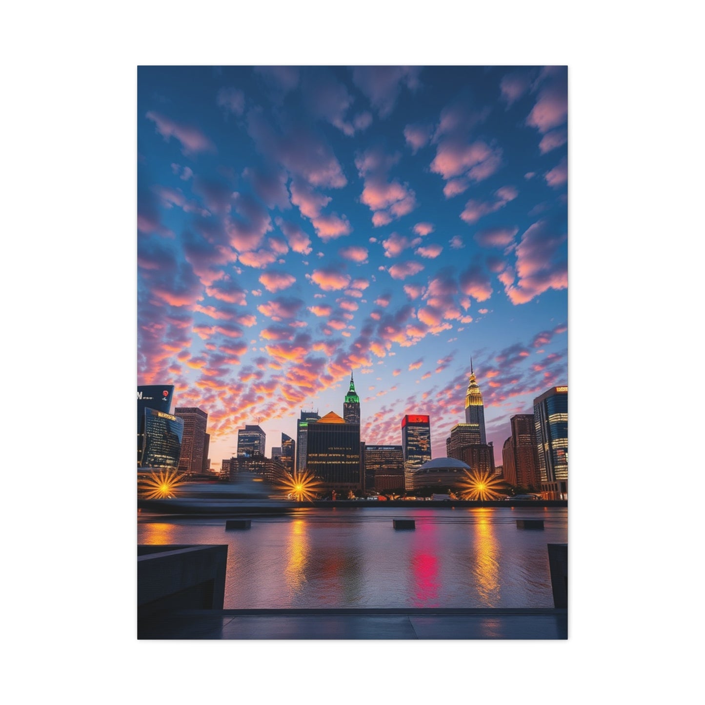 Michigan Sky Media Art Refined Canvas Wall Art & Canvas Print