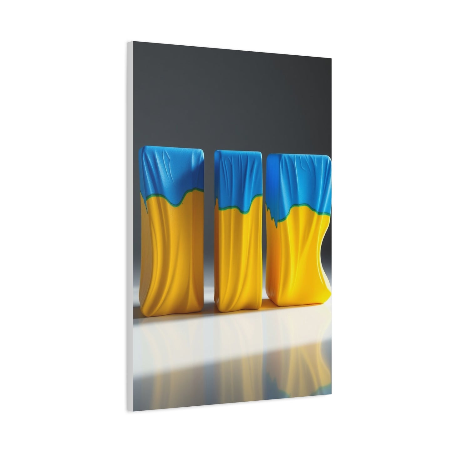 Supreme Blue & Yellow Art Collection Wall Art & Canvas Print