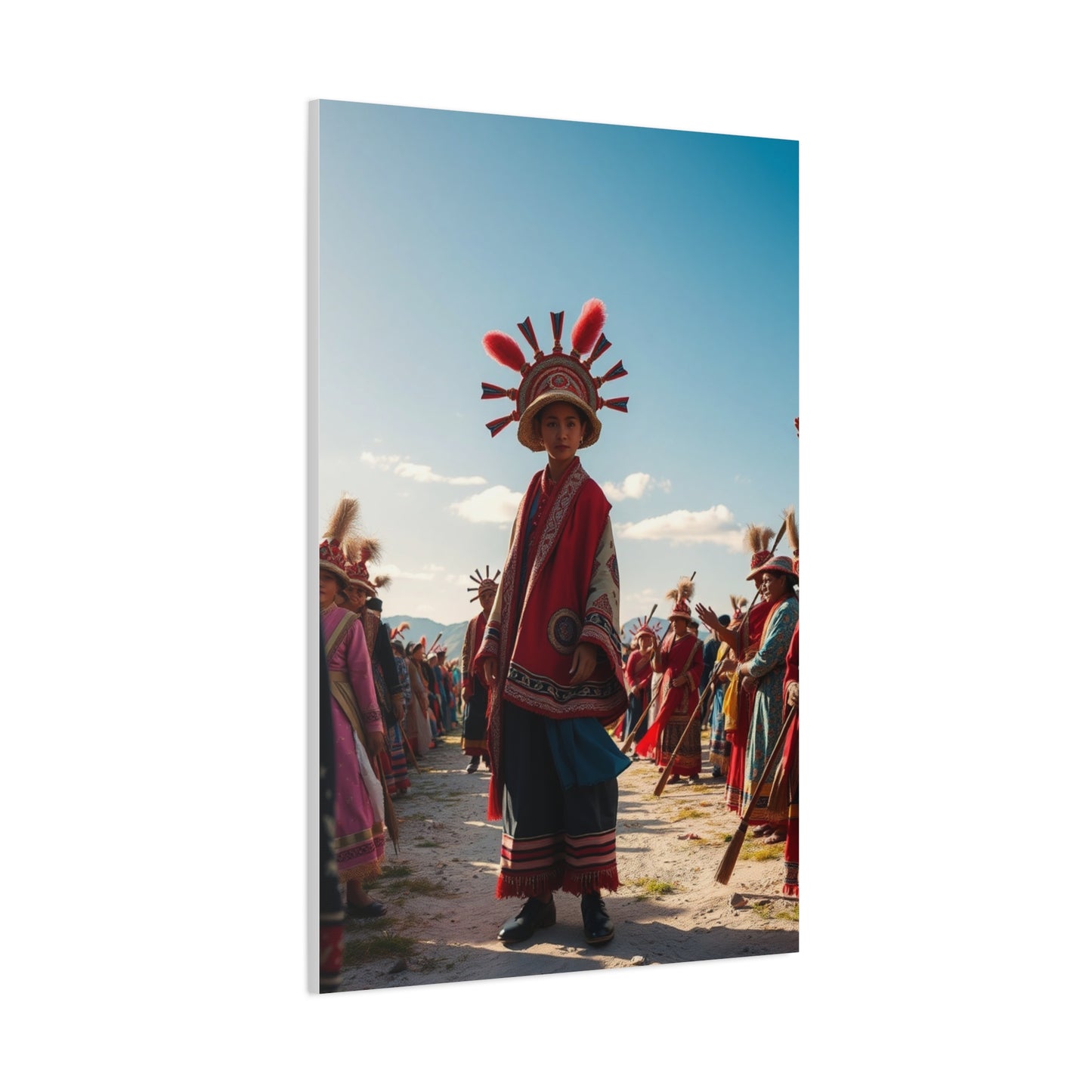 Folk Art Luxury Canvas Wall Art & Canvas Print