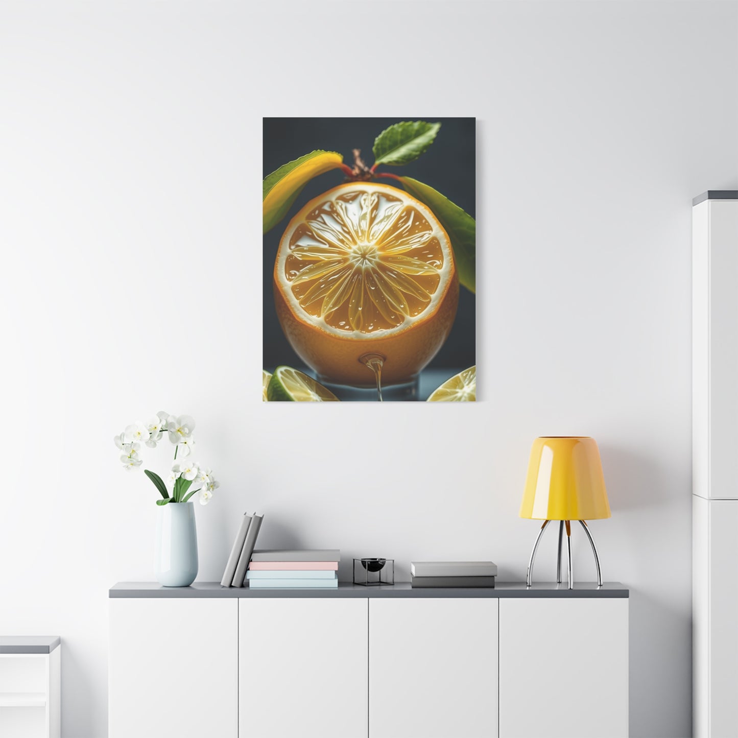 Lemon & Lime Art Luxury Canvas Wall Art & Canvas Print