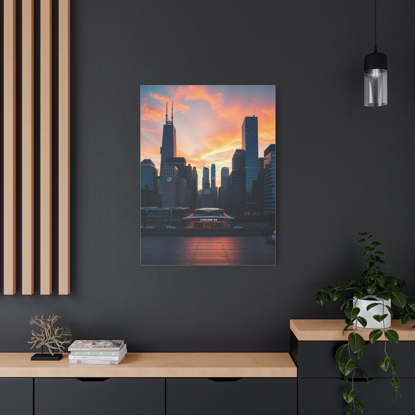 Vision Chicago Skylines Art Art Wall Art & Canvas Print