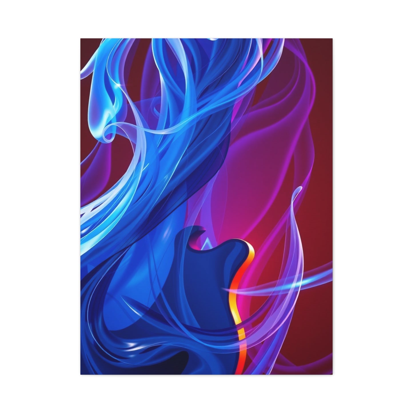 Supreme Blue Music Art Collection Wall Art & Canvas Print