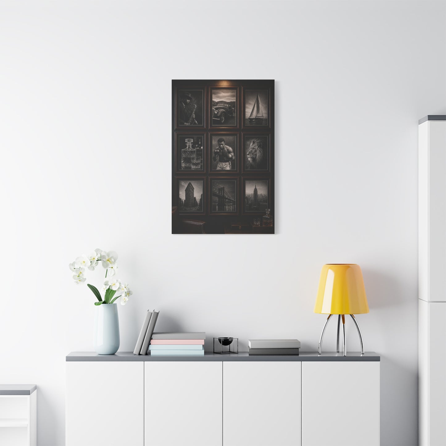Executive Lounge Gallery Grid Wall Art & Canvas Print