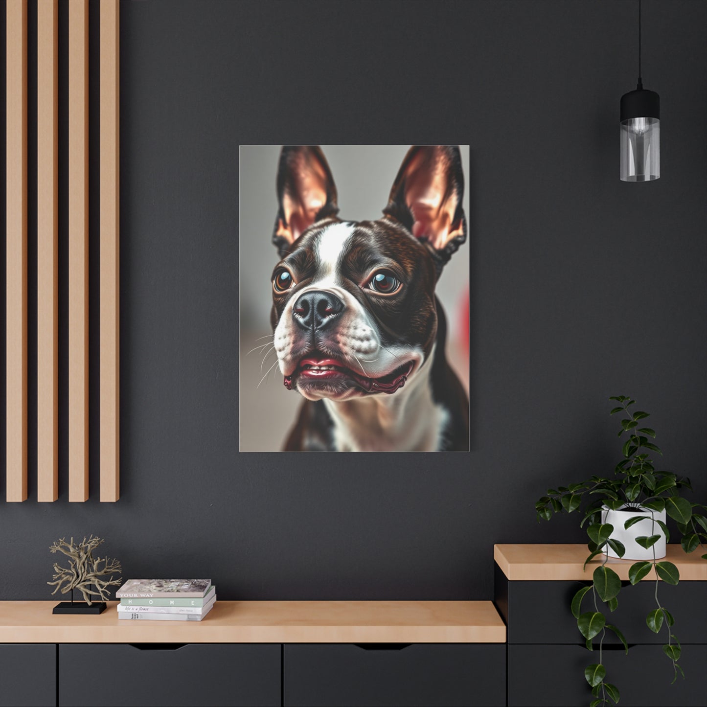 Vision Boston Terrier Art Art Wall Art & Canvas Print