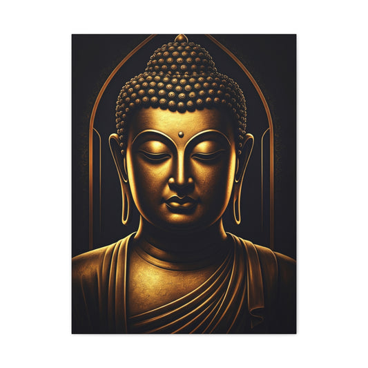 Sacred Circle Buddha Portrait Wall Art & Canvas Prints