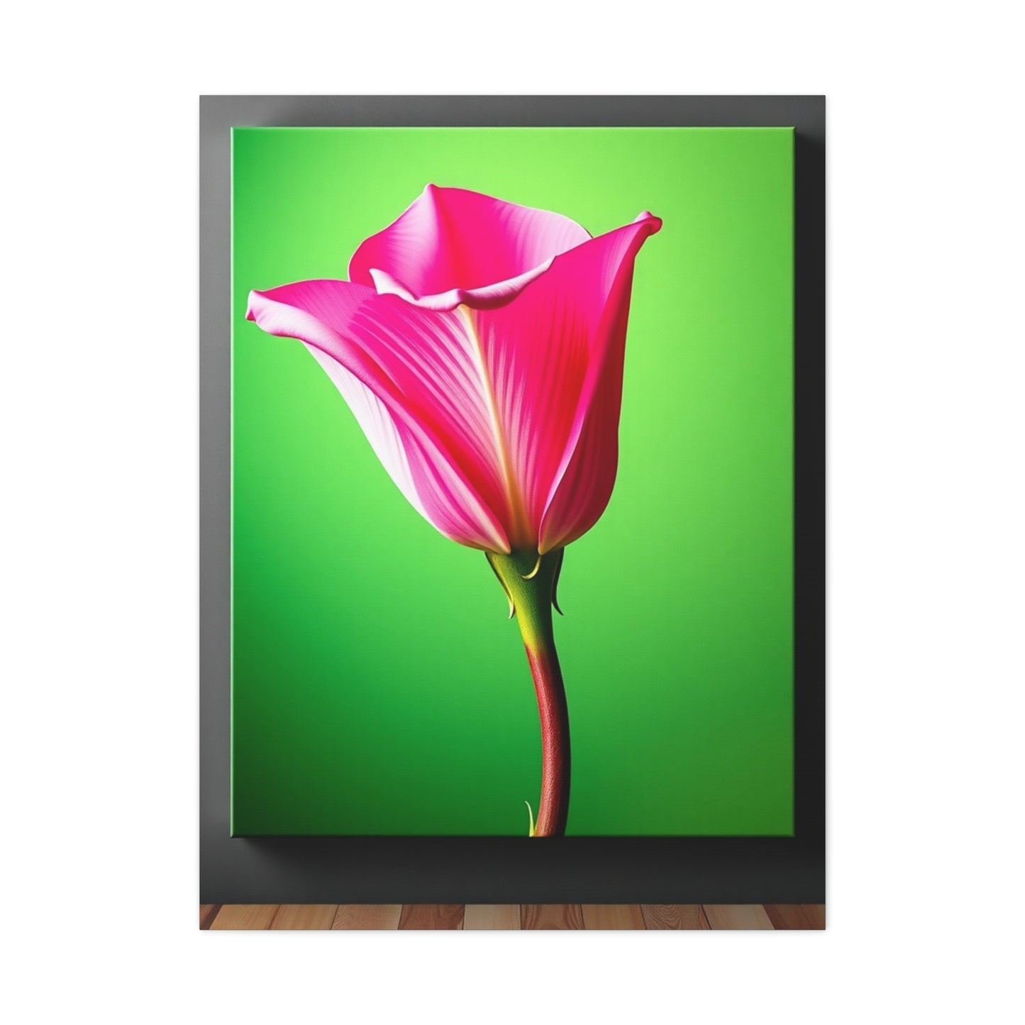Masterpiece Green & Pink Canvas Art Vision Wall Art & Canvas Print