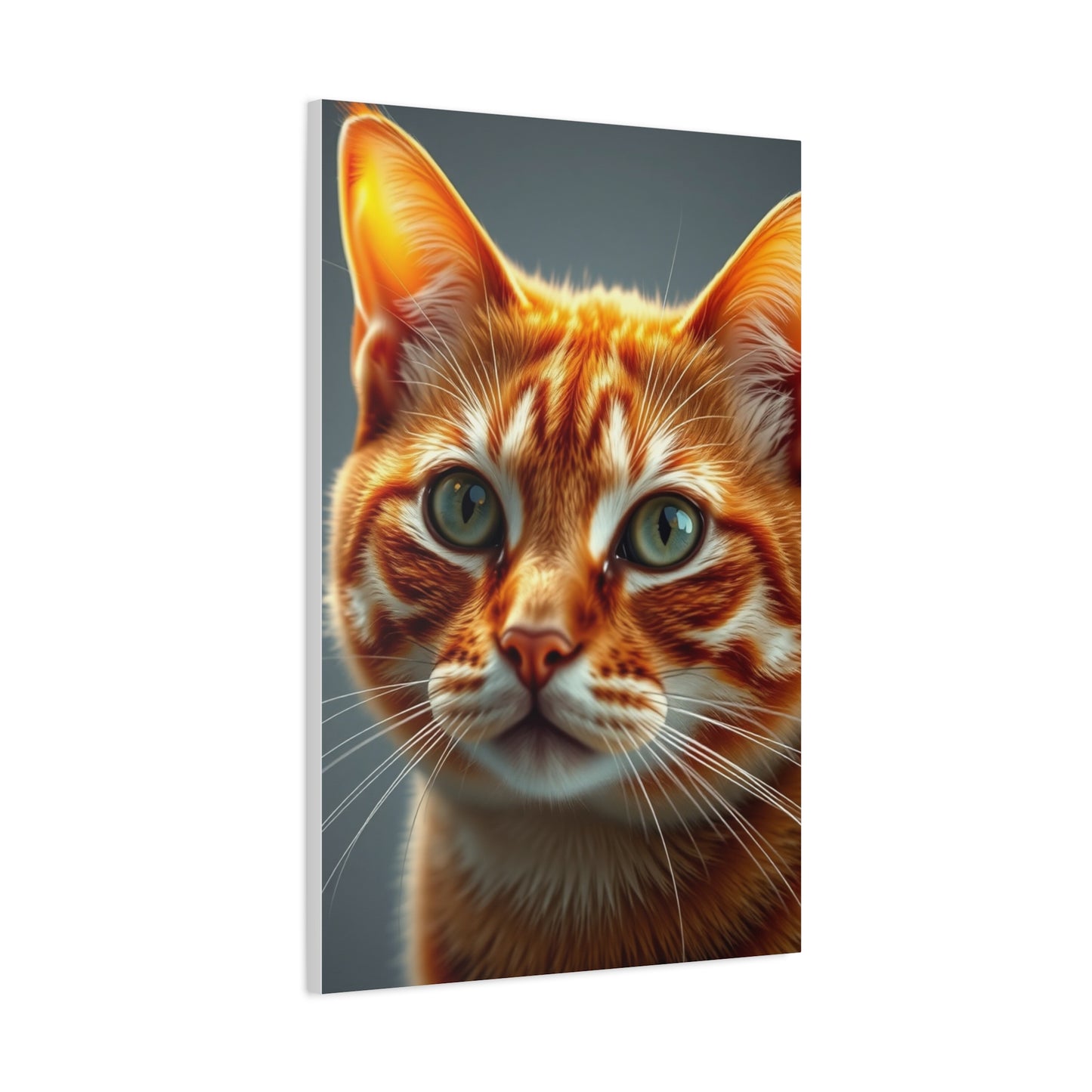 Masterpiece Orange Cat Art Vision Wall Art & Canvas Print