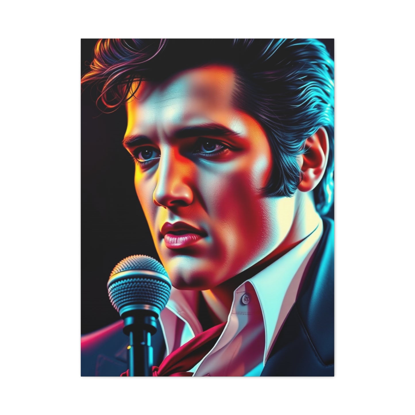 Vision Elvis Presley Art Art Wall Art & Canvas Print