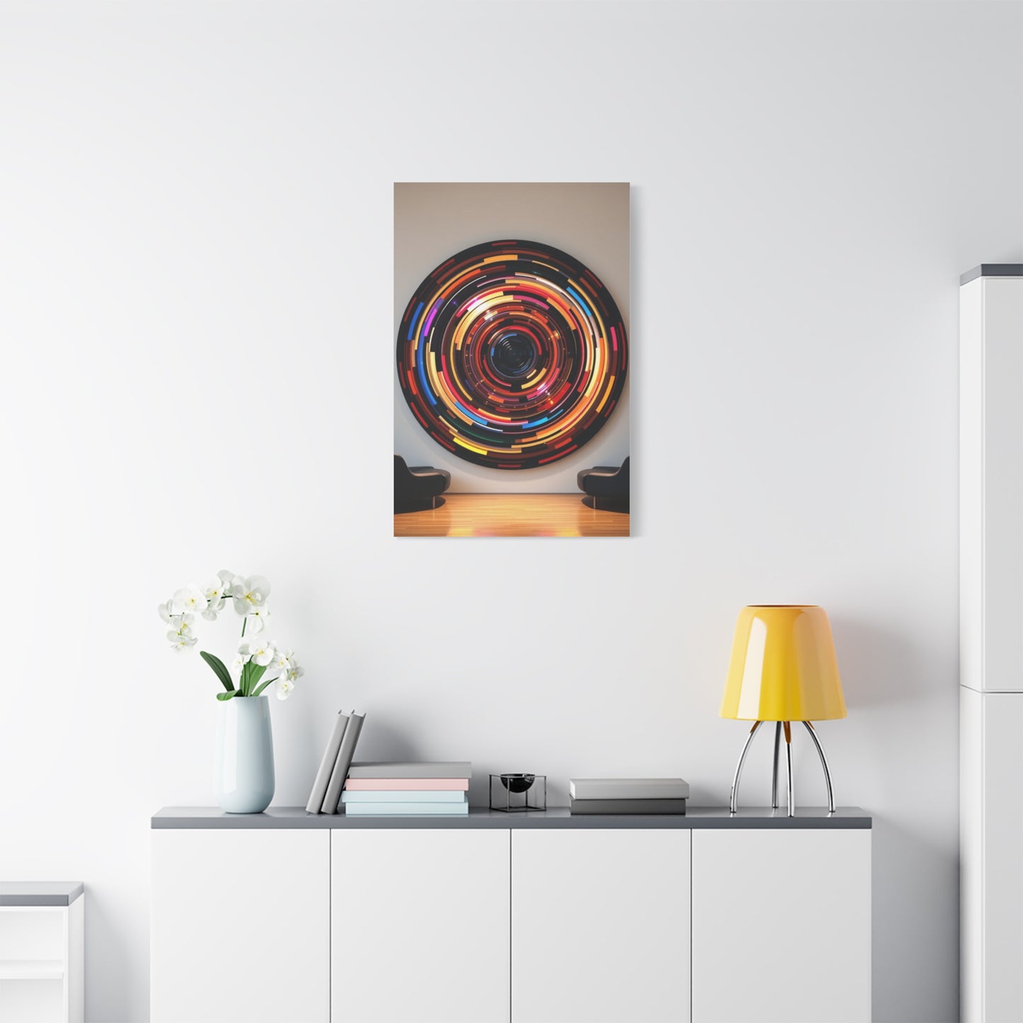 Supreme Circular Abstract Art Collection Wall Art & Canvas Print