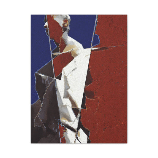 Fragmented Classical Sculpture Abstract Wall Art & Canvas Print