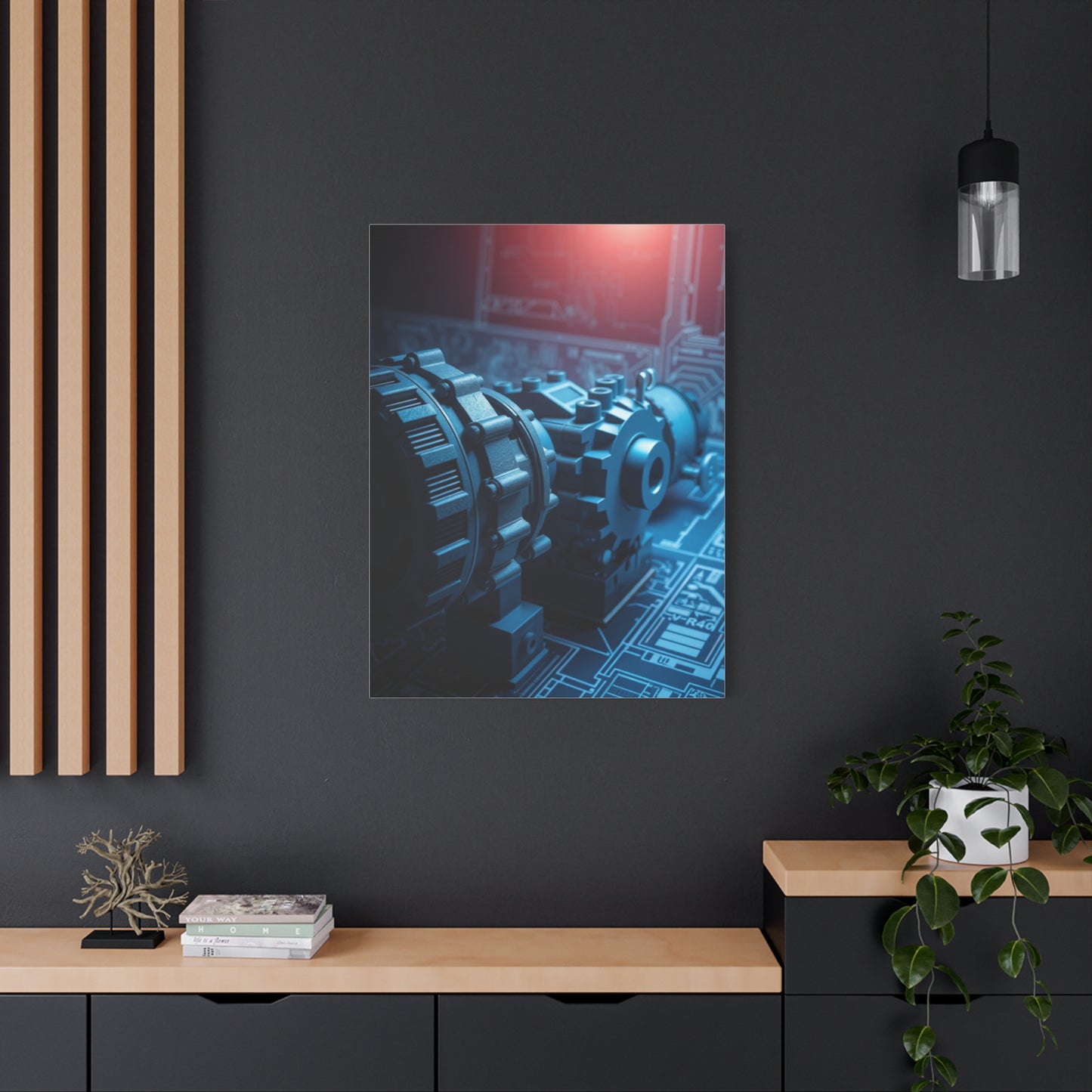 Supreme Engineering & Machinery Blueprints Art Collection Wall Art & Canvas Print