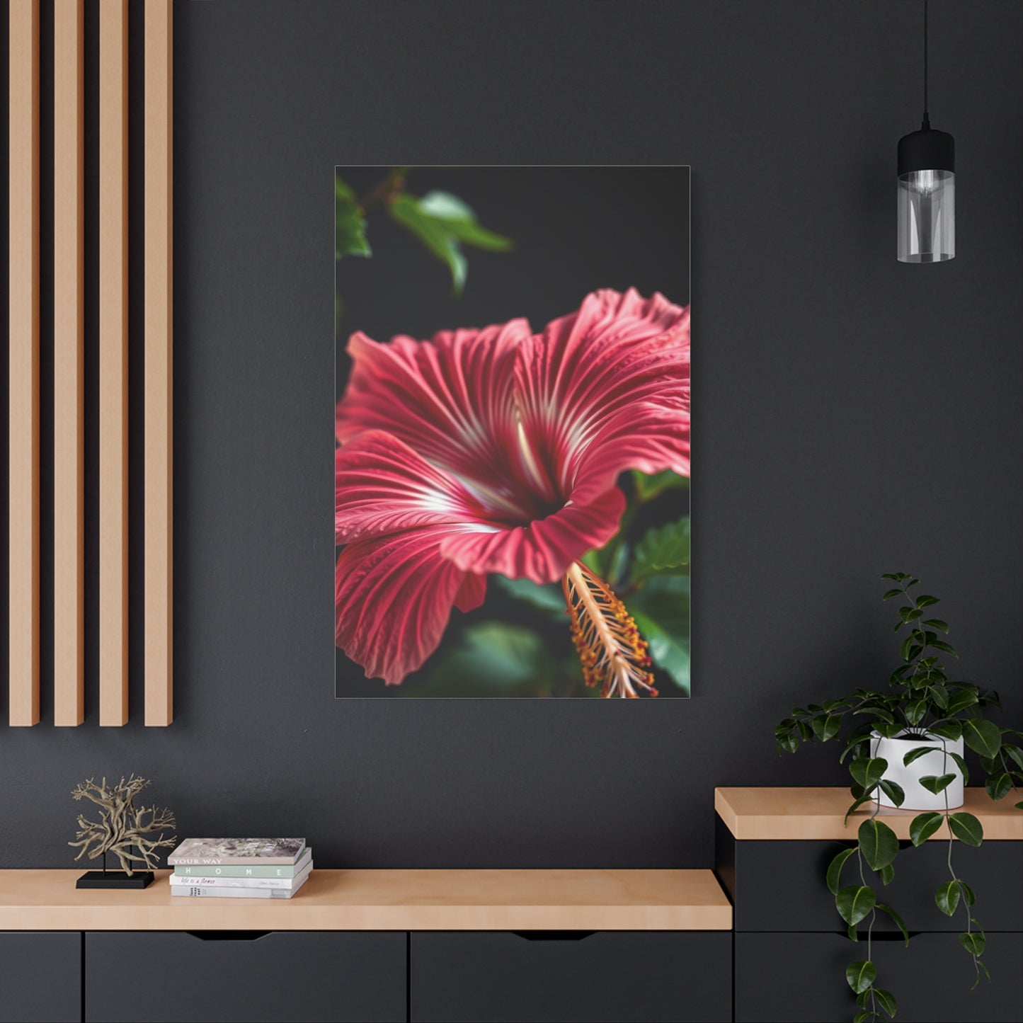 Hibiscus Flower Art Supreme Gallery Wall Art & Canvas Print