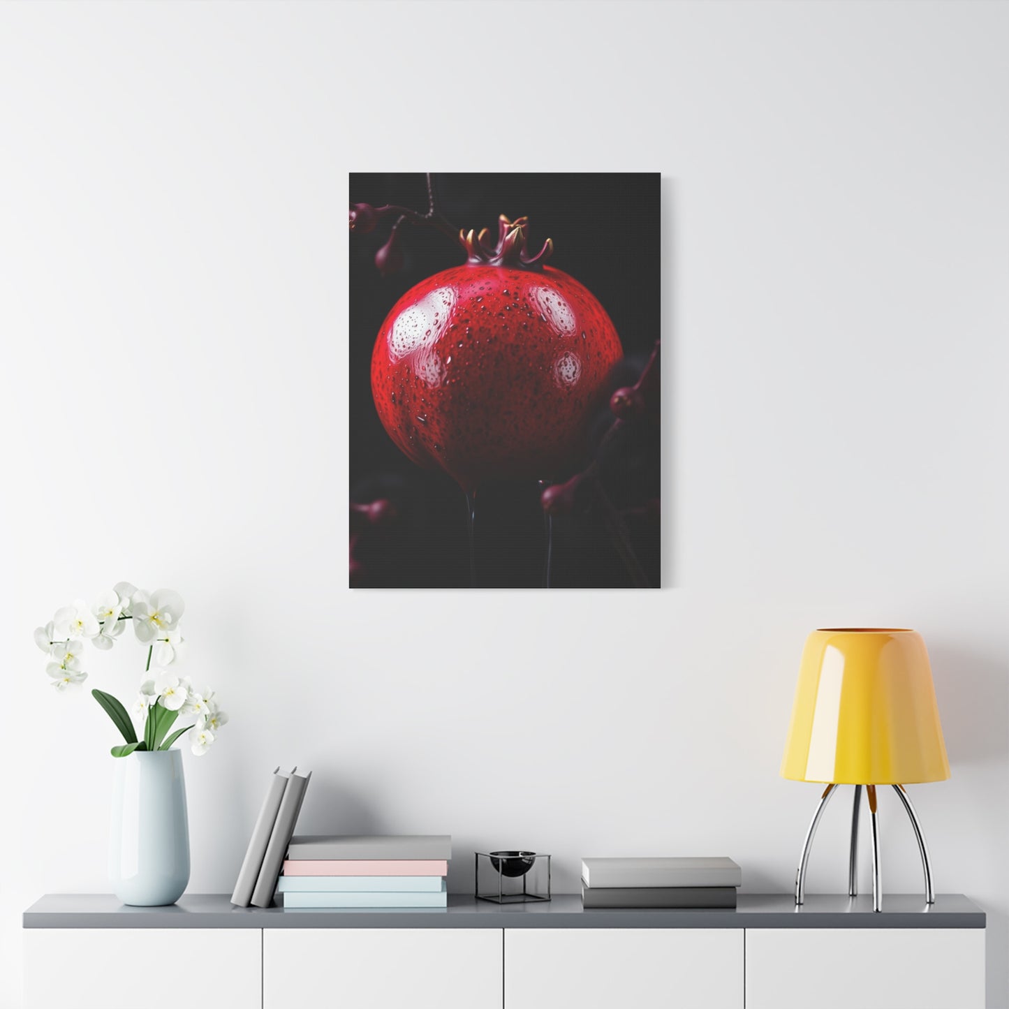 Pomegranate Noir Wall Art Luxury Canvas Wall Art & Canvas Print