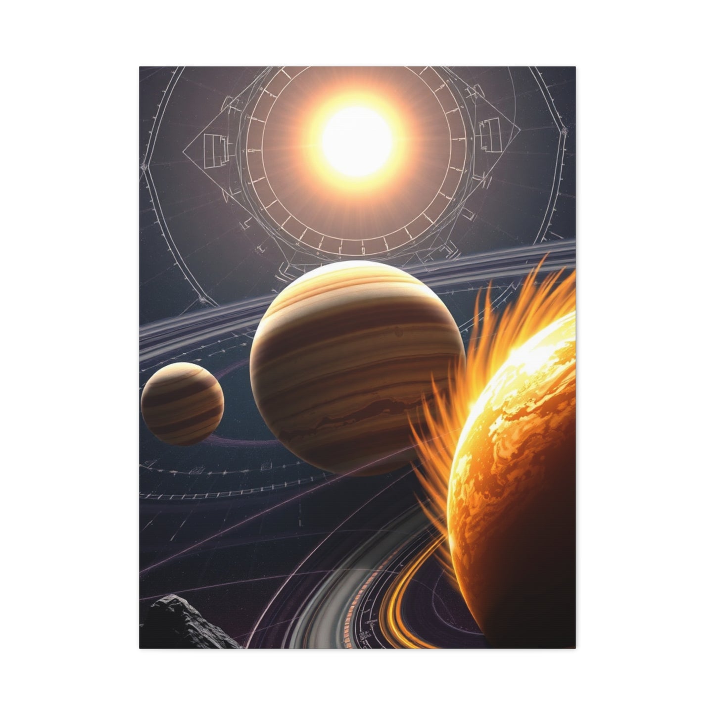 Solar System Wall Art Supreme Gallery Wall Art & Canvas Print