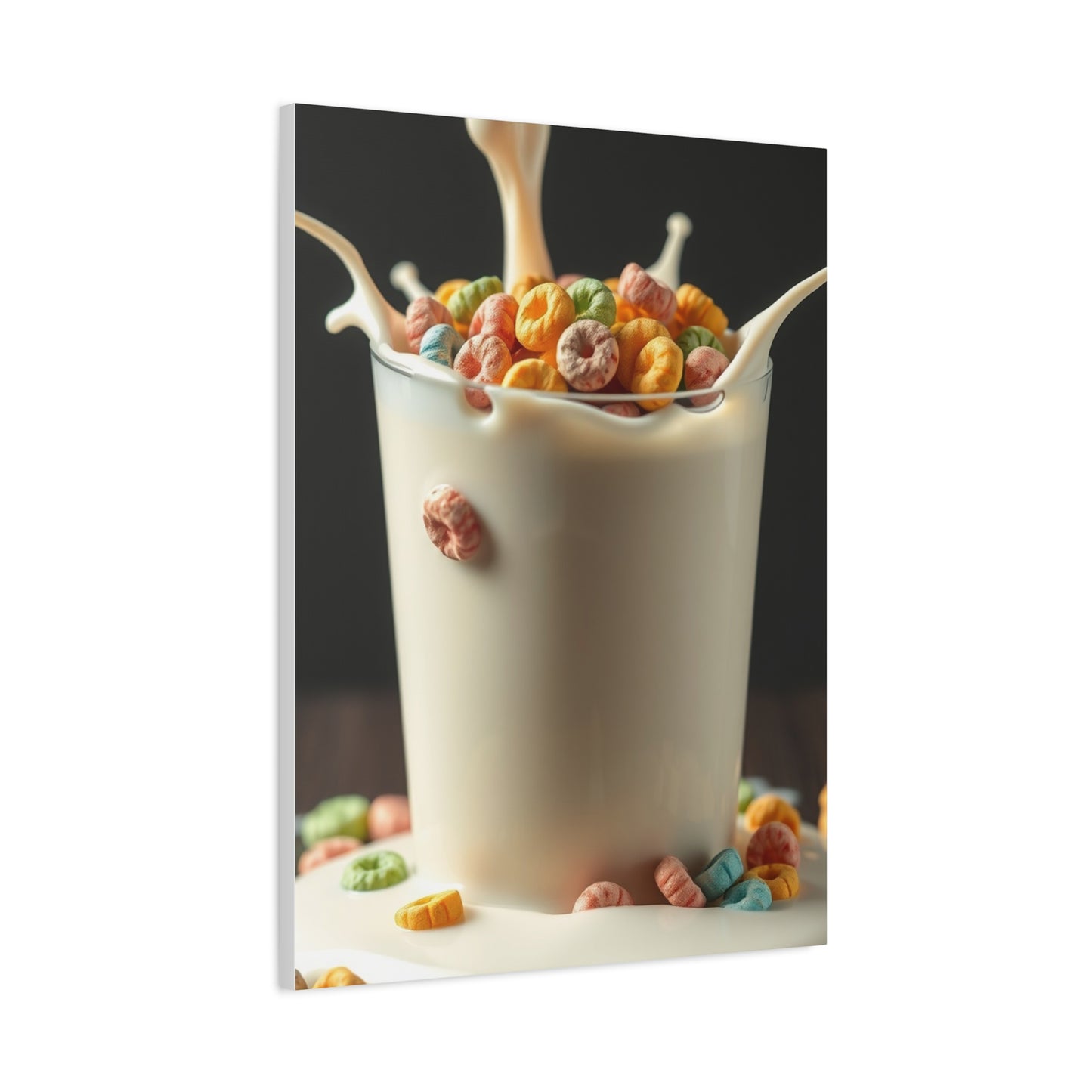Gourmet Milky Vortex Canvas Wall Art & Canvas Print