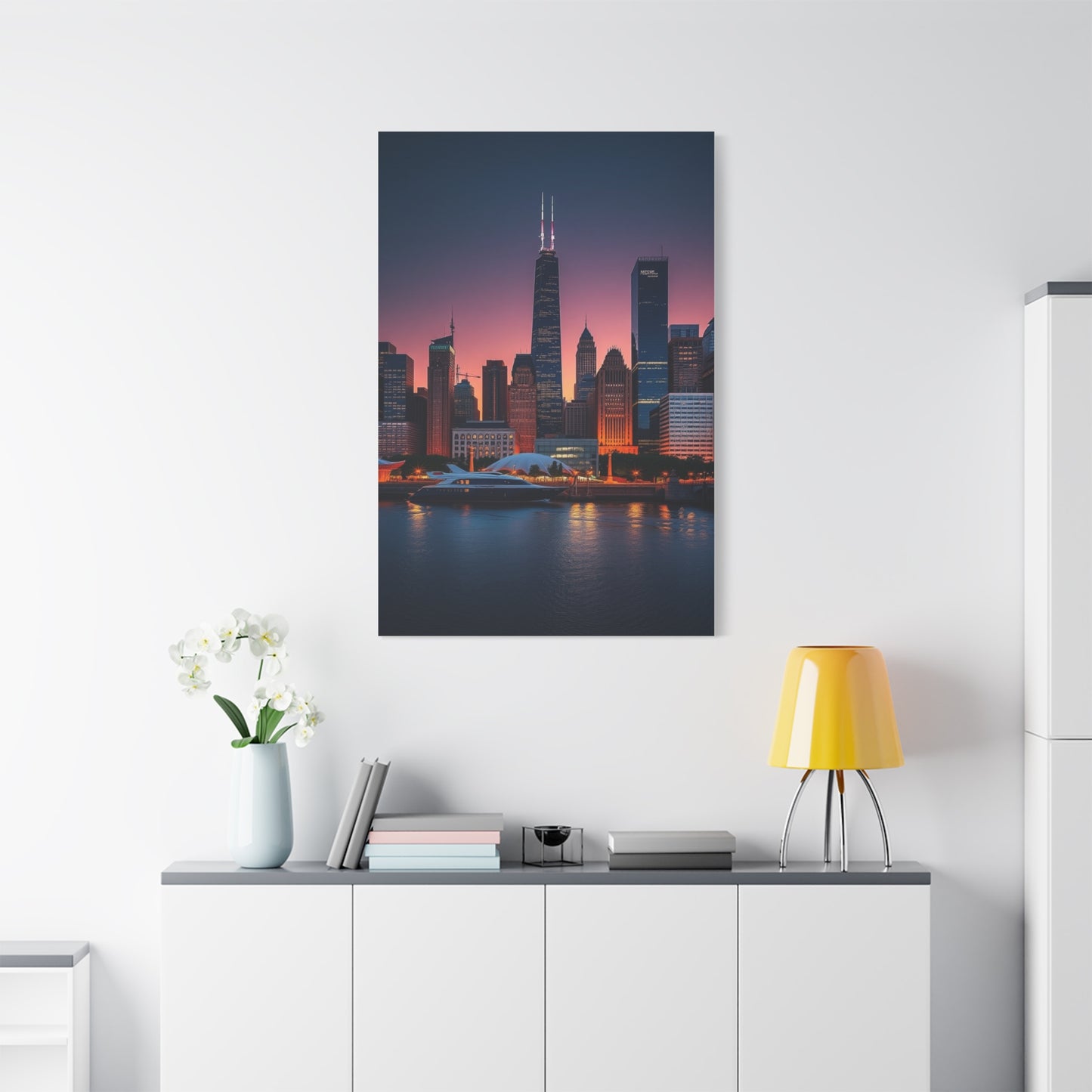 Elite Chicago Skylines Art Vision Wall Art & Canvas Print