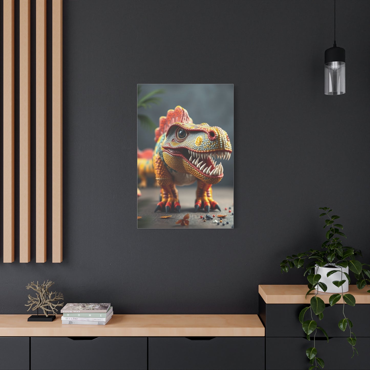Kid’s Dinosaur Art Luxury Canvas Wall Art & Canvas Print