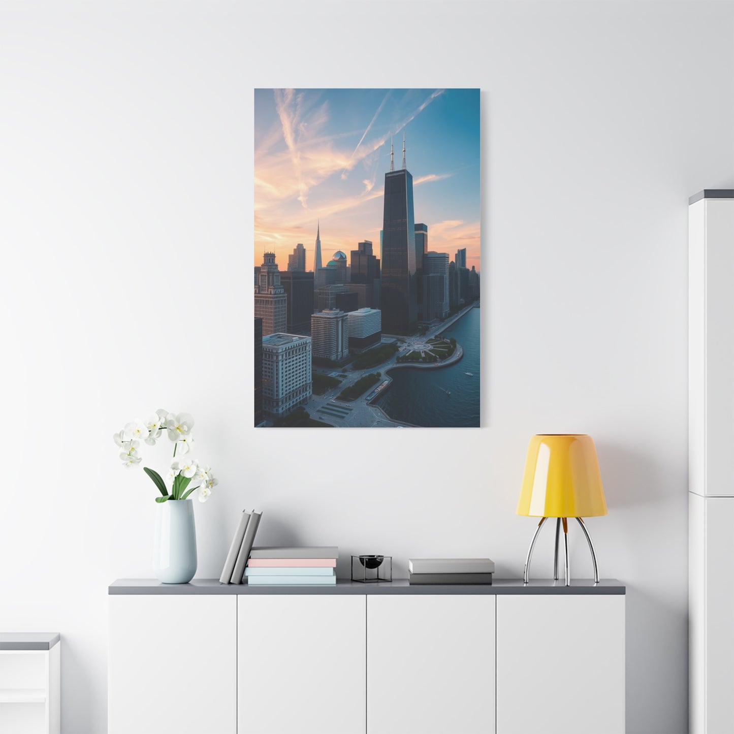 Masterpiece Chicago Skylines Art Vision Wall Art & Canvas Print