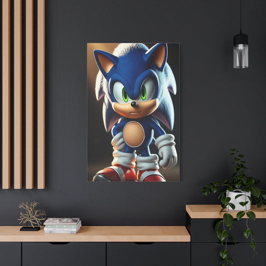 Sonic the Hedgehog Art Luxury Canvas Wall Art & Canvas Print