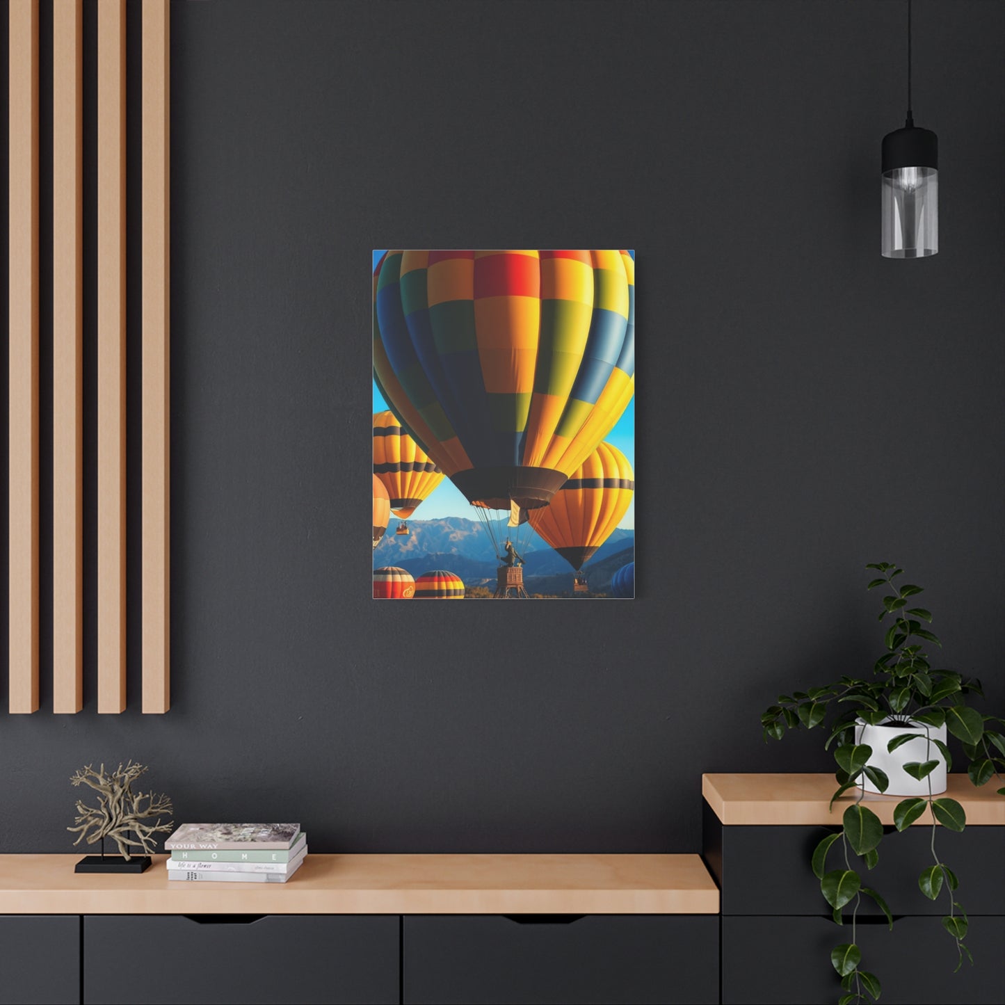 Hot Air Balloon Art Luxury Canvas Wall Art & Canvas Print