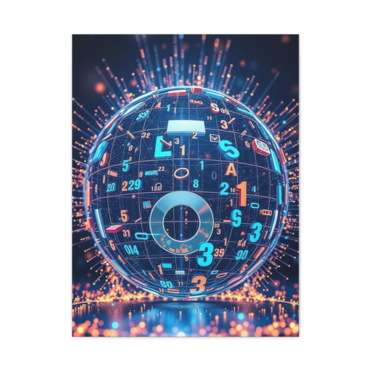 Numbers Art Refined Canvas Wall Art & Canvas Print