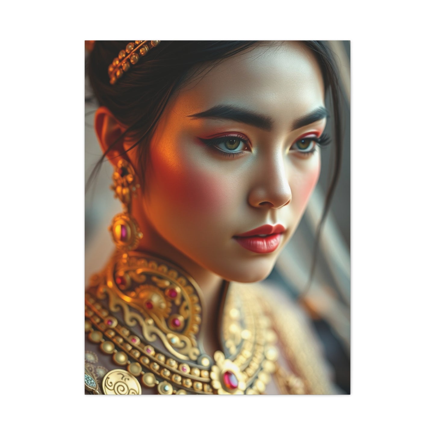 Gold & Pink Art Refined Canvas Wall Art & Canvas Print