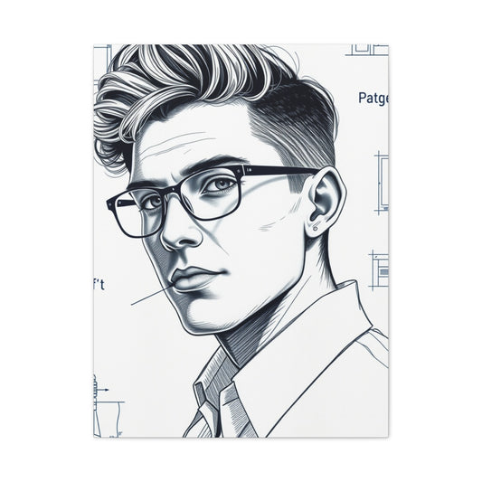 Supreme Blueprint & Patent Sketches Art Collection Wall Art & Canvas Print