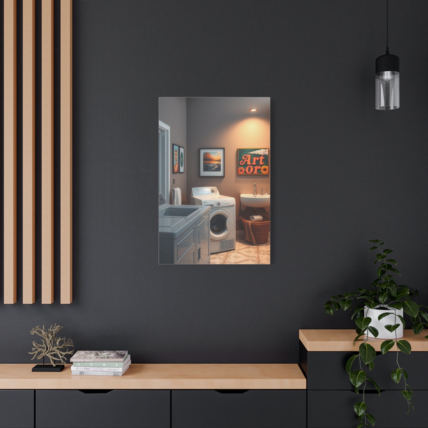 Laundry Room Art Refined Canvas Wall Art & Canvas Print