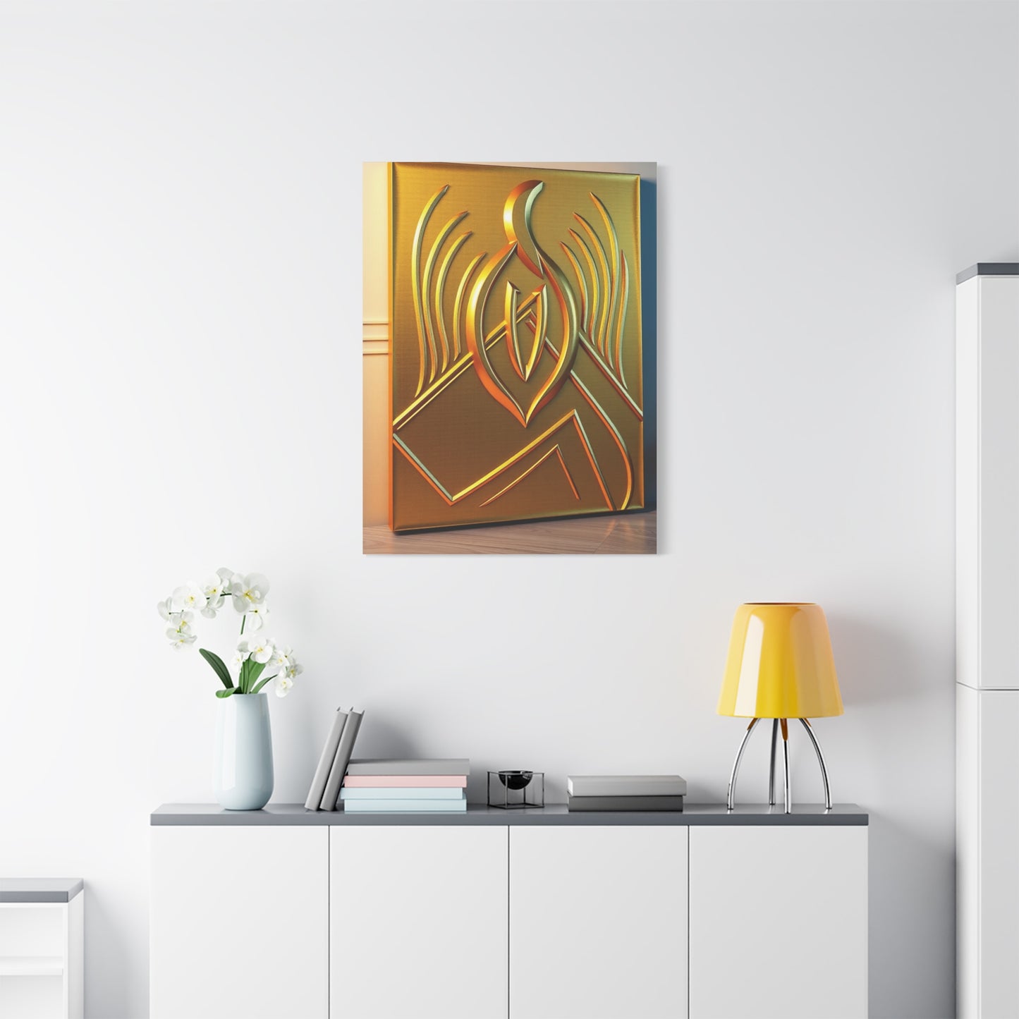 Supreme Gold & Silver Canvas Art Collection Wall Art & Canvas Print