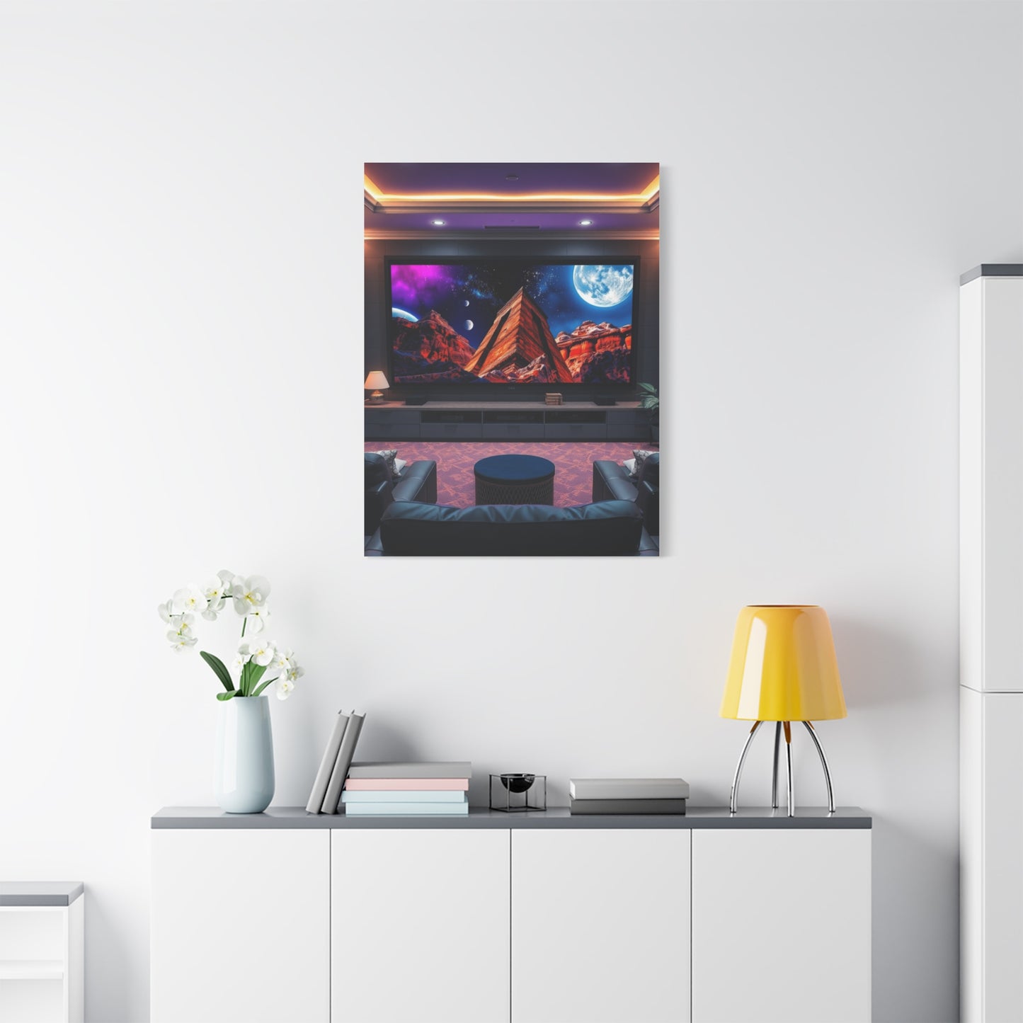Home Theater Art Refined Canvas Wall Art & Canvas Print