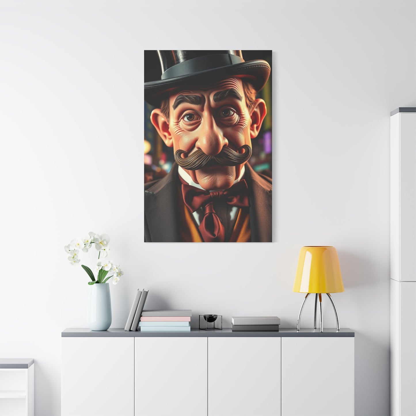 Masterpiece Rich Uncle Pennybags Art Vision Wall Art & Canvas Print
