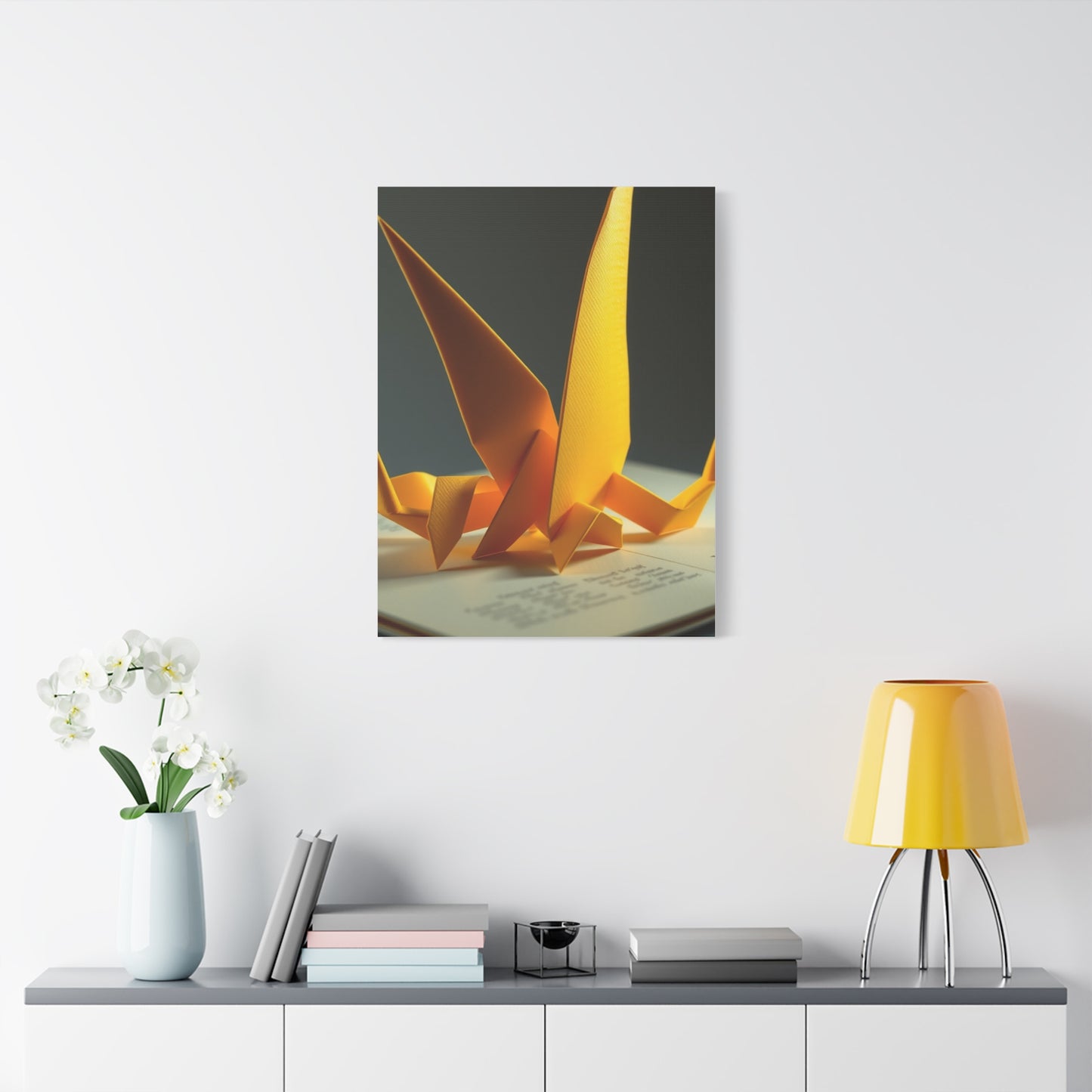 Origami Enchantment Canvas Wall Art & Canvas Print