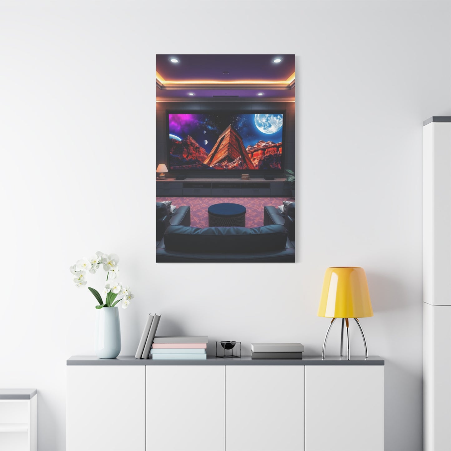 Home Theater Art Refined Canvas Wall Art & Canvas Print