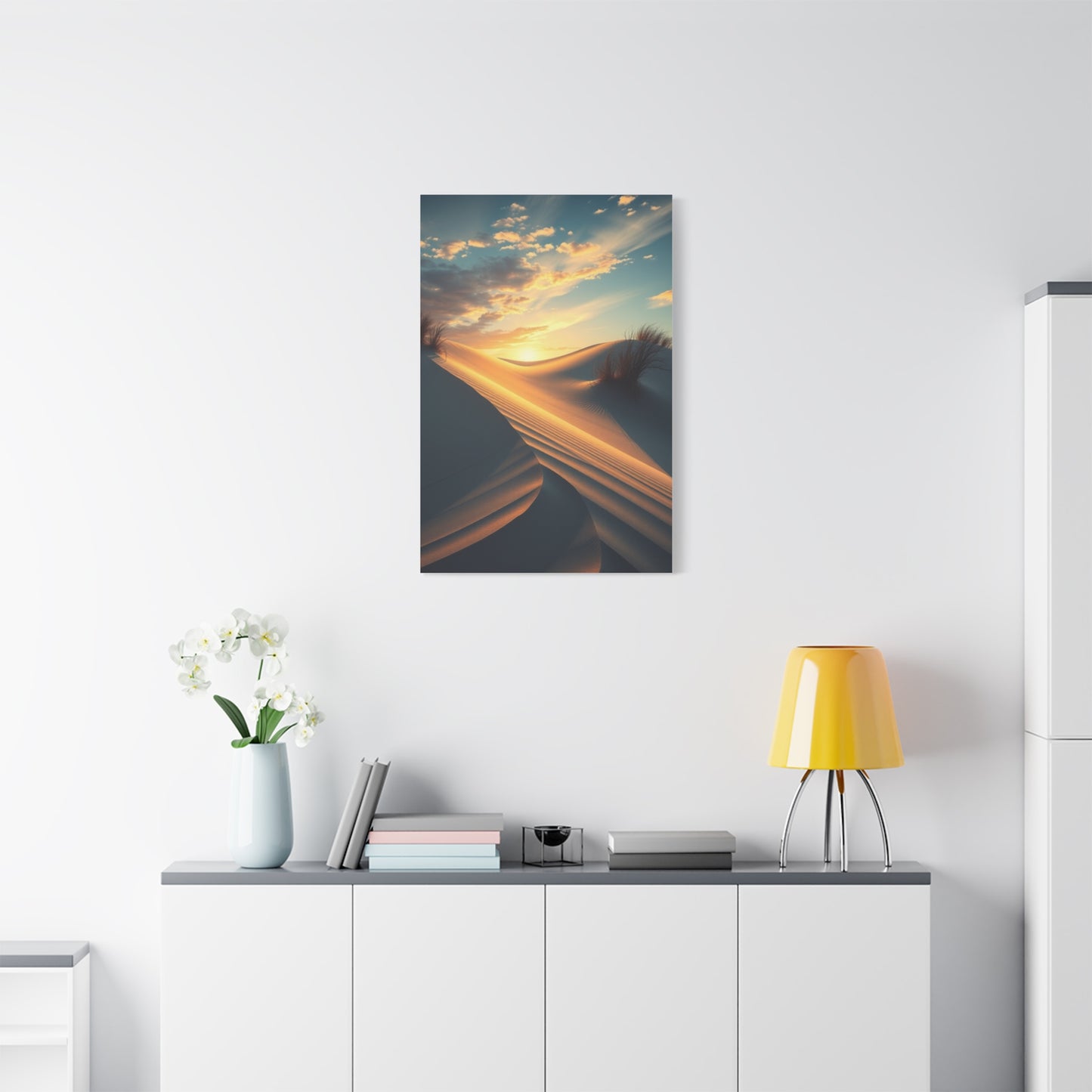 Masterpiece Coastal Sand Dunes Art Vision Wall Art & Canvas Print