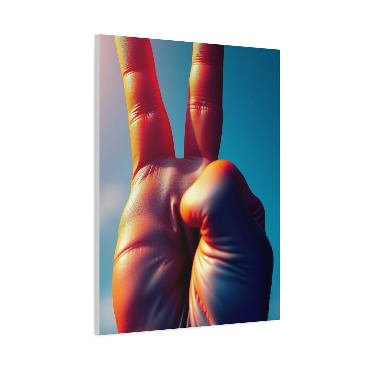 Masterpiece Peace Sign Art Vision Wall Art & Canvas Print