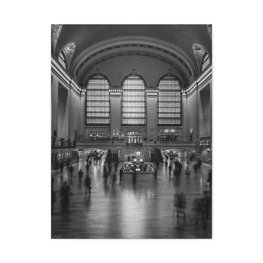 Grand Central Terminal Monochrome Wall Art & Canvas Print