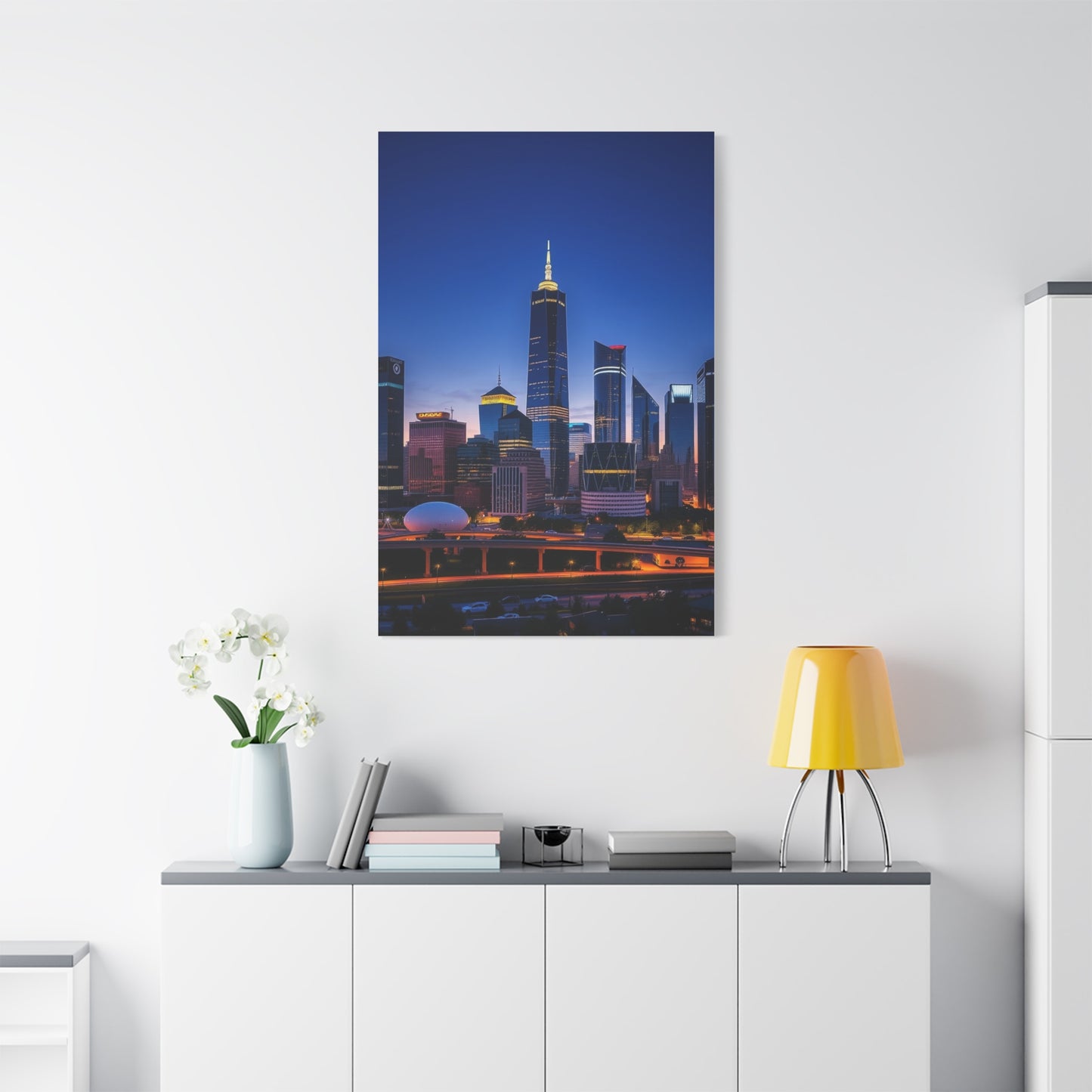 Houston Skylines Art Luxury Canvas Wall Art & Canvas Print