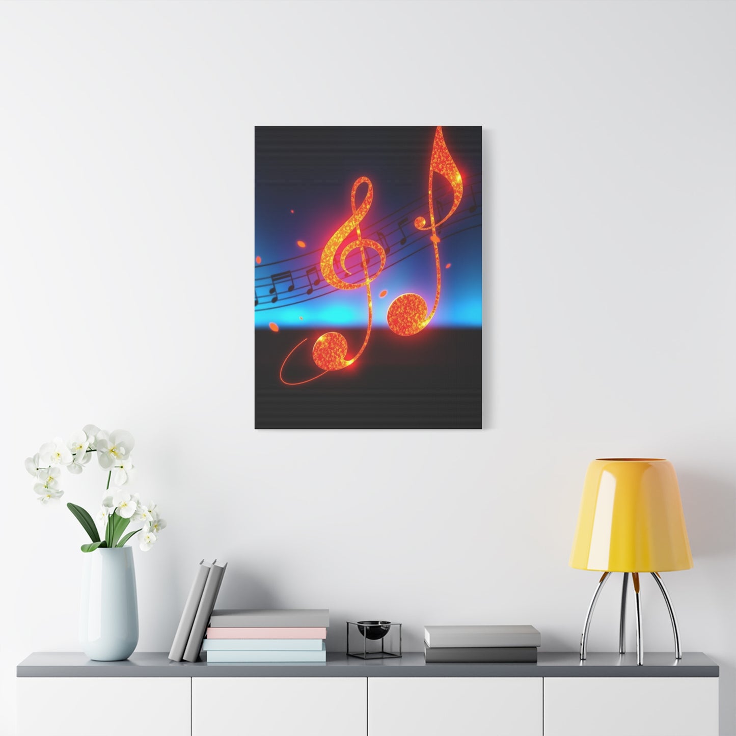 Musical Notes Art Refined Canvas Wall Art & Canvas Print