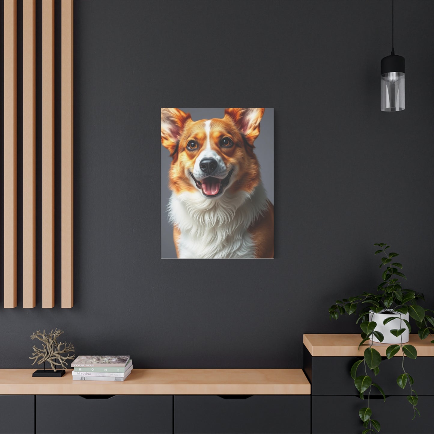Elite Corgi Dog Art Vision Wall Art & Canvas Print